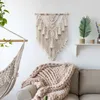 Patimate Macrame Wall Holding Tapestry Decoration Cotton Cotton Bohemian Tito Home Lindos Presentes 55x70cm 220720