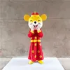 Китайский Новый год Зодиак Lucky Mouse Mouse Costume талисмана для взрослого размера для приветственных характеристик и вечеринка на Хэллоуин