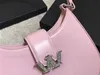 Borse per spalle di alta qualità Mini designer borse da donna in pelle morbida in pelle morbida trasversale shopping lussuoso shopping rosa borsetta307v