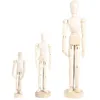 Decorative Objects & Figurines 7/8/10/12 Inches Tall Wooden Hand Drawing Sketch Mannequin Model Movable Limbs Human Artist ModelDecorative D