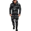 Hommes Survêtement Militaire À Capuche 2 Pièces Ensembles Personnalisé Votre Camouflage Muscle Homme Automne Hiver Tactique Sweat Veste Pantalon 220810