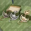 Keychains Lanyards Keychain for women 남성 패션 키어링 실버 골드 버클 스테인리스 스틸 디자이너 고품질 드라이브 키 링과 녹색 상자