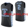 North Carolina Tar Heels Jerseys Mens 3 Andrew PlateK Jersey 4 Brandon Robinson Shea Rush K.J. Smith NCAA Basketballtröja Custom