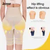 Hög midja midja tränare body shapers slim mage byxor falsk röv rumpa lift hip pads lår kontroll trosor shapewear för kvinnor y220411