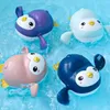 파티 호의 어린이 선물 여름 아기 목욕 장난감 샤워 아기 시계 공사 수영 아이들은 물 귀여운 작은 오리 목욕 목욕탕 장난감 LK001134