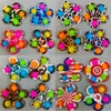 Kleurrijke Sensorische Fidget Push Bubble Board Toys Dimple Fidgets Finger Play Game Anti Stress Spinner Fingertip Gyro