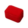 Velvet Jewelry Ring Box Double Ring Storage Boxes Earrings Organizer Holder Gift Display Package for Engagement Wedding