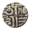 IN17 – pièces de monnaie indiennes antiques plaquées argent, artisanat commémoratif, matrices en métal, fabrication, prix d'usine