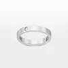 Signatur CDE Wedding Band Love Ring för kvinnor Män, 316L Titanium Steel Stones Designer Smycken Aneis Anel Bague Femme Classic Design