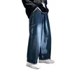 Heren Jeans Wijde Pijpen Pure Retro Mop Harajuku Mode Losse Vrije Tijd Met Street Wear Hoge Hipster S-3XL