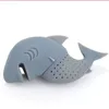 Shark Tea Infuser Силиконовые силиконовые инструменты Teas Taens Фильтр Инфузер Фильтр Пустой Сумка Листья Диффузор Свадебные Украшения Подарки