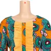 Vestidos casuais africanos de Bintarealwax Dashiki Cera de algodão de algodão Tradicional Roupas africanas 6xl Vestido de festa longa WY9217