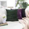 Inaahome Velvet Throw Poduszka Pokrywa Miękkie Solidna Dekoracyjna Cuda Poduszka na Sofa Sypialnia Home 30x50 / 50x50cm Przytulna poduszka 220406