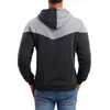 Men's Hoodies & Sweatshirts Men's Casual Color Block Top Hooded Pullover Sweatshirt With Pocket Memory Foam Slip SlipperMen's