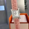 Женская модная бриллиантовая часы Top Designer из нержавеющей стали сапфировой зеркальный зеркал