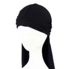 Bandanas en Spandex King S Durag, chapeau Durags, Turban, perruques pour hommes, couvre-chef soyeux, bandeau noir/blanc, accessoires pour cheveux