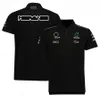 Nuove polo F1 Magliette da corsa di Formula 1 Risvolto della squadra T-shirt a maniche corte per appassionati di auto T-shirt oversize estiva Motocross traspirante Jerse240b