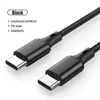 Cabos de carregamento rápido 1m 15m 2m 3m Typec Micro trançado liga PD cabo USB para Samsung s10 s20 s21 note 20 htc lg3696734