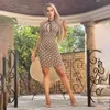 Urban Sexy Dresses Designer 2022 Elegant Bodycon Evening - Summer Prom Letter Print Dress for Office Women ZDF0