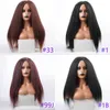 NXY Peruki Hair Syntetyczny cosplay długi perwersyjny dla czarnych kobiet Brązowy blondynki Red White Afro STW 220225