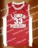 Nytt fartyg från US # Lower Merion 33 Bryant Jersey College Men High School Basketball All Stitched Size S-3XL toppkvalitet