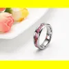 Cluster Rings Simple Fashion Flat Inverted Trim Pattern Wide 6mm Women's Silver Tungsten Steel Ring Toby22
