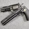 Revolver Colt Python Double Action Pistolet Pistol Blaster Launcher Soft Bullet Strzelanie dla dorosłych Prezenty urodzinowe