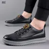 New gray gold madman lion Dress shoes Brand designer masculine men's absorb youth soft shoes Zapatillas Hombre A15