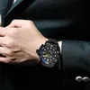 腕時計オックスティンメンズウォッチファッションビジネス防水クォーツ手首の時計トップステンレススチールスポーツ時計男性ヘクト22