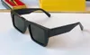Gafas de sol cuadradas Lentes negras / gris oscuro Gafas de diseñador Gafas de Sol Protección UV Gafas con caja