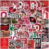 Neue sexy 50 Stück Ohio State University Graffiti-Aufkleber, Autoaufkleber, Laptop, Gitarre, Koffer, wasserdicht, DIY, klassische Kinderspielzeug-Aufkleber