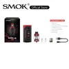 Smok Rigel Kit 230W Vape Mod with 6.5ml TFV9 Tank 0.96 Inch TFT Color Screen Childproof Top Cap Device 100% Authentic