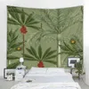 Tropical Rainforest Landscape Background Decoration Carpet Wall Cladding Curtains Nordic Bohemian Hippie J220804