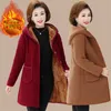 Trench feminina casacos de parkas casaco de meia idade feminina roupas de inverno mais tamanho 6xl jaqueta quente acolchoada feminina longa sobretola