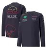 Nueva camiseta F1 Fórmula 1 de manga larga con la misma personalización.