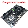 Motherboards Set B250 Motherboard Miner Modifikation Armaturen Bergbau Maschine 12 PCI-E16X Grafikkarte LGA1151 DDR4 VGA DVI Für DropshipMotherb