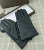 Gants en cuir de marque de haute qualité et écran tactile en laine, poils de lapin, résistants au froid, doigts chauds en peau de mouton, sans box241i