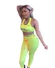 Designer 2 Piece Set Tracksuits Summer Fashion Sportwear Women Letter Print Outfits Casual Vest Pants Jogger Sport Suit O-Neck K9427