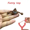 Funny Poop Ejection Slingshot Fake Gadget Aldult Vent Novelty Children's Adult Children Sticky Stool happy guy Anti stressrelief toys