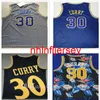 2021 Hommes City Navy Stephen 30 Curry Maillots Bleu Jaune Basketball Rouge Blanc Chemises Cousues Broderie Expédition Rapide Respirant Taille S-2XL