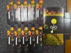 Newest GLO Extracts Oil Carts 0.8ml 1.0ml Atomizers Ceramic Glass Vape Cartridges With 10 Strains Magnetic Display Packaging Box 510 Thread Empty Vapes Pen