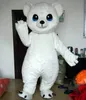 Costume da mascotte orso polare bianco di Halloween, personaggio dei cartoni animati, festival di carnevale, vestito operato, Natale, dimensioni per adulti, festa di compleanno, completo da esterno