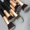 Makeup Brushes 14pcs Set For Foundation Powder Blusher Lip Eyebrow Eyeshadow Eyeliner Brush Cosmetic Tool