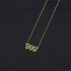 Hänghalsband ängelnummer halsband för kvinnor mode charm smycken 111 222 333 444 555 777 888 999 minimalistisk lycklig halsband