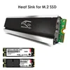 Fans Koelingen M.2 SSD Heatsink Cooler 2280 Solid State Hard Disk Radiator M2 NGFF PCI-E NVME Aluminium Dubbelzijdige koeling Thermische PadFans