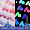 Żel do paznokci Zabawka 7 5 ml Luminous Thermal Polish 2 1 Kolor Changg Glow Dark Soak Off Manicurg UV Sztuka Lakier 0328