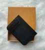 hot Card Holder wallet mens womens luxury ID Holder leather card holders black purses small wallets Luxury purse 3769 top