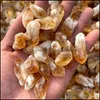 Loose Gemstones Jewelry Irregar Natural Energy Stone Lover For Handmade Pendant Necklaces Key Ring Keychains Makin Dhrgv