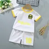 Set di abbigliamento sportivo per bambini Kid Boys Abbigliamento da calcio T-shirt Pantaloni Suit Toddler Girl Uniformi Manica corta Estate 220627