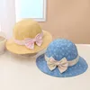 Цветочные напечатанные детские ведро шляпа милые луки сладкие принцессы дети рыбацкие шапки пружины лето ребенок мальчик девушка солнцезащитные шляпы